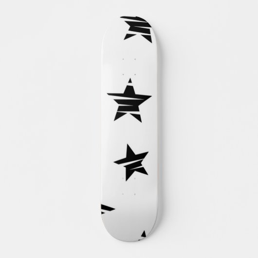 Skateboard Motif d'étoiles (Devant)
