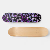 Skateboard Motif d'étoiles (Horz)