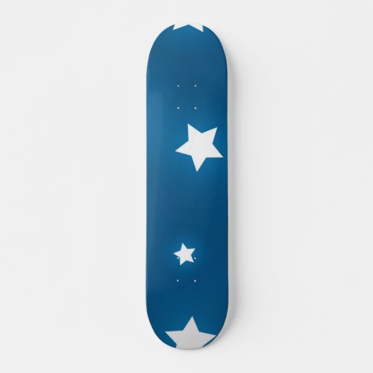 Skateboard Motif d'étoiles (Devant)