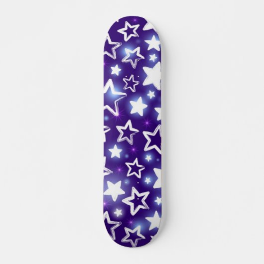 Skateboard Motif d'étoiles (Devant)