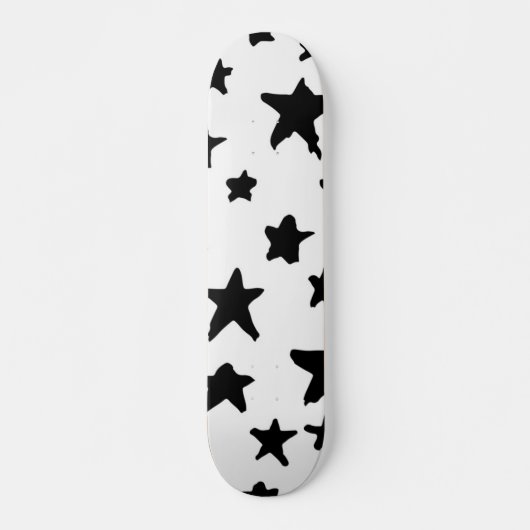 Skateboard Motif d'étoiles (Devant)