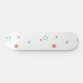 Skateboard Motif d'étoiles (Horz)