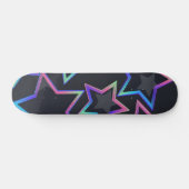 Skateboard Motif d'étoiles (Horz)