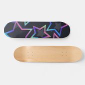 Skateboard Motif d'étoiles (Horz)