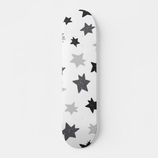 Skateboard Motif d'étoiles (Devant)