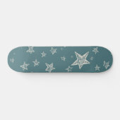 Skateboard Motif d'étoiles (Horz)