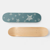 Skateboard Motif d'étoiles (Horz)