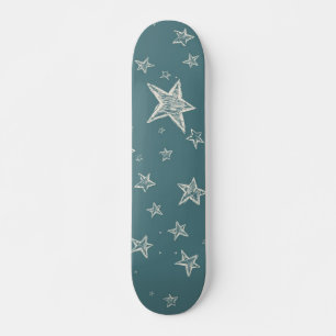 Skateboard Motif d'étoiles