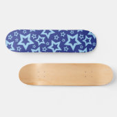 Skateboard Motif d'étoiles (Horz)