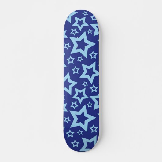 Skateboard Motif d'étoiles (Devant)