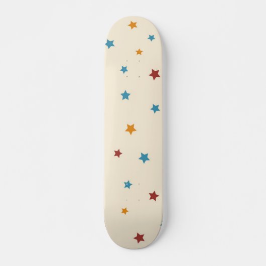 Skateboard Motif d'étoiles (Devant)