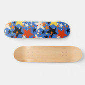 Skateboard Motif d'étoiles (Horz)