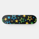 Skateboard Motif d'étoiles (Horz)