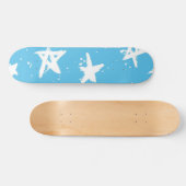 Skateboard Motif d'étoiles (Horz)