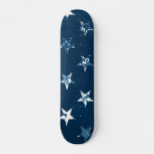 Skateboard Motif d'étoiles (Devant)