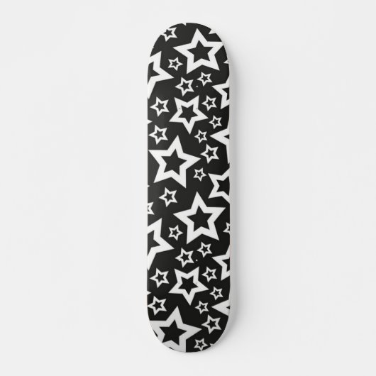Skateboard Motif d'étoiles (Devant)