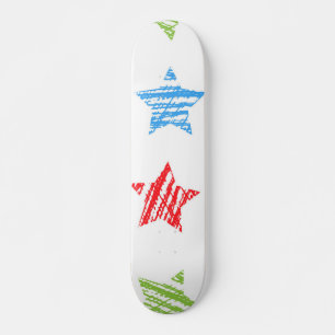 Skateboard Motif d'étoiles