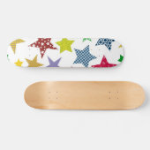 Skateboard Motif d'étoiles (Horz)