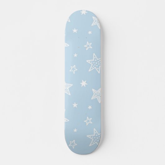 Skateboard Motif d'étoiles (Devant)