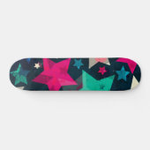 Skateboard Motif d'étoiles (Horz)