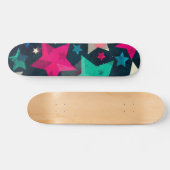Skateboard Motif d'étoiles (Horz)