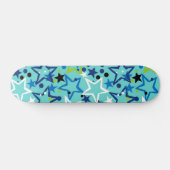 Skateboard Motif d'étoiles (Horz)