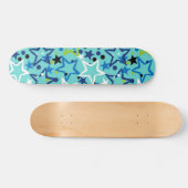 Skateboard Motif d'étoiles (Horz)