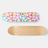Skateboard Motif d'étoiles (Horz)