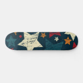 Skateboard Motif d'étoiles (Horz)