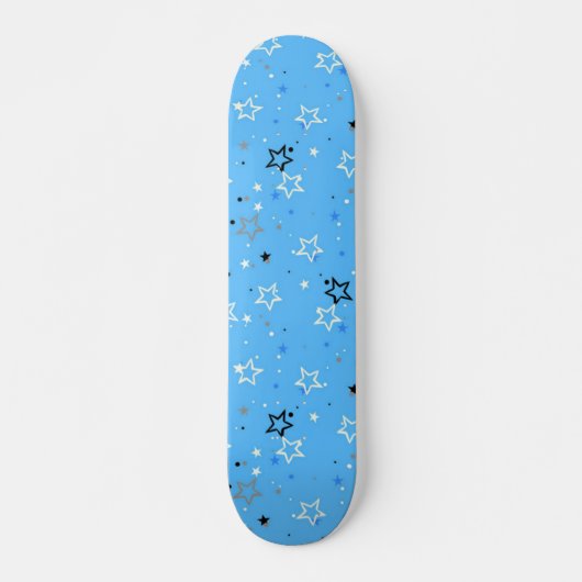 Skateboard Motif d'étoiles (Devant)