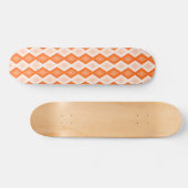 Skateboard Motif diamant orange (Horz)