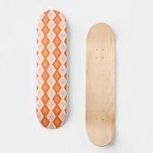 Skateboard Motif diamant orange (Recto)