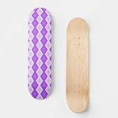 Skateboard Motif diamant violet clair (Recto)