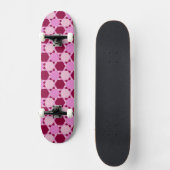 Skateboard Motif d'illusion optique Girly Pink (Recto)