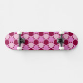 Skateboard Motif d'illusion optique Girly Pink (Horz)