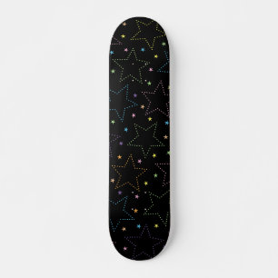 Skateboard Motif du ciel de nuit étoilé