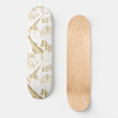 Skateboard Motif élégant Gold Jungle Wild Animaux (Recto)