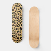 Skateboard Motif Empreinte de léopard mignon (Recto)