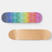 Skateboard Motif en arc-en-ciel rétro esthétique (Horz)