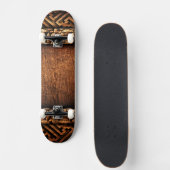 Skateboard Motif en bois découpé (Devant)