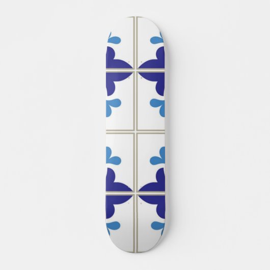 Skateboard Motif en céramique (Devant)