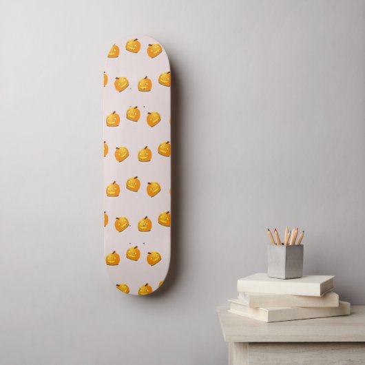 Skateboard Motif en chef citrouille orange (Art mural)