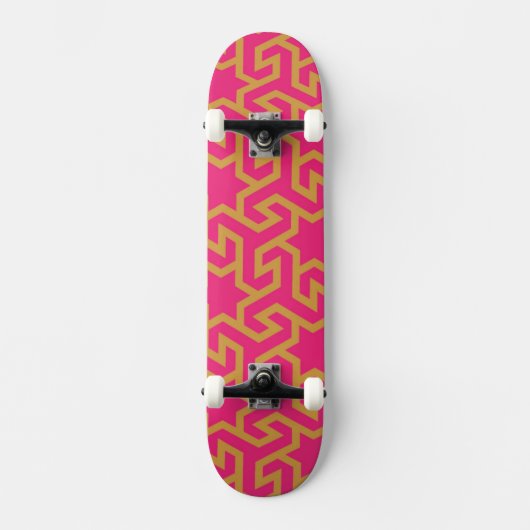 Skateboard Motif en forme d'étoile arabe (Recto)