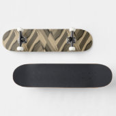 Skateboard Motif en marbre Brown complexe (Horz)