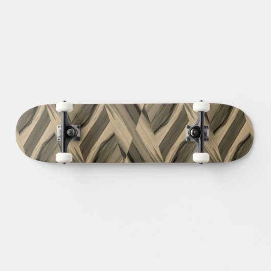 Skateboard Motif en marbre Brown complexe (Horz)