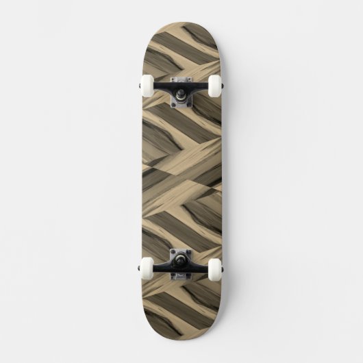 Skateboard Motif en marbre Brown complexe (Recto)