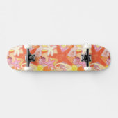 Skateboard Motif en pastel de créature de mer (Horz)