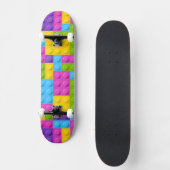 Skateboard Motif en plastique de blocs de construction (Recto)