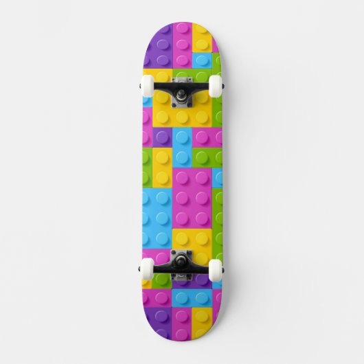 Skateboard Motif en plastique de blocs de construction (Recto)