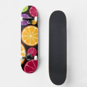 Skateboard Motif et arrière - plan oranges (Recto)